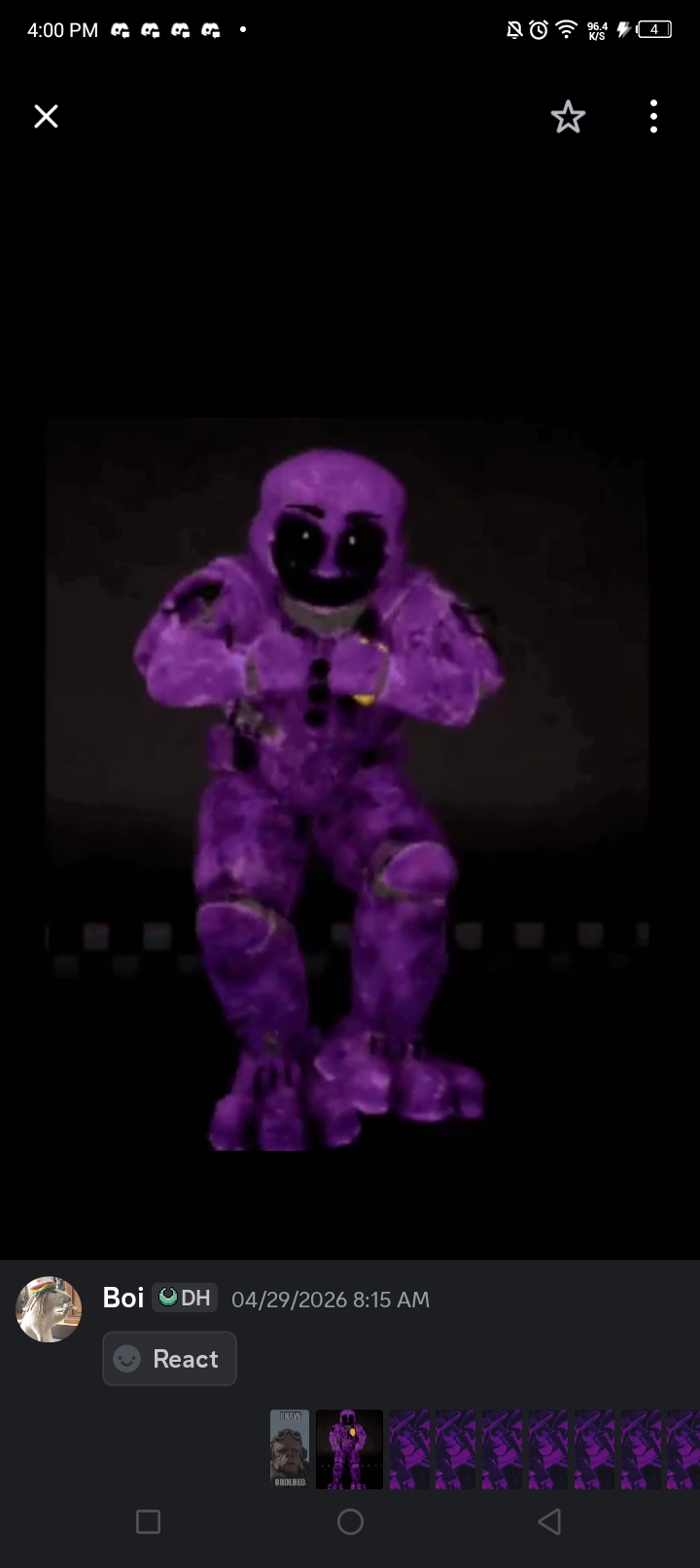 Toon springtrap from Bite By Night