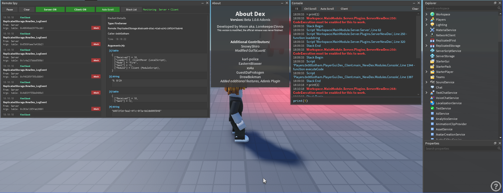 Adonis Dex 1.0.6